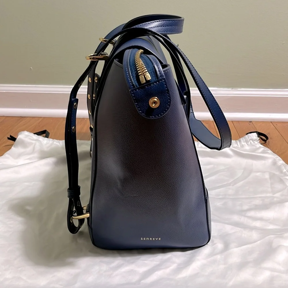 {{senreve}} Maestra Bag Pebbled Marine Large - Picture 12 of 16